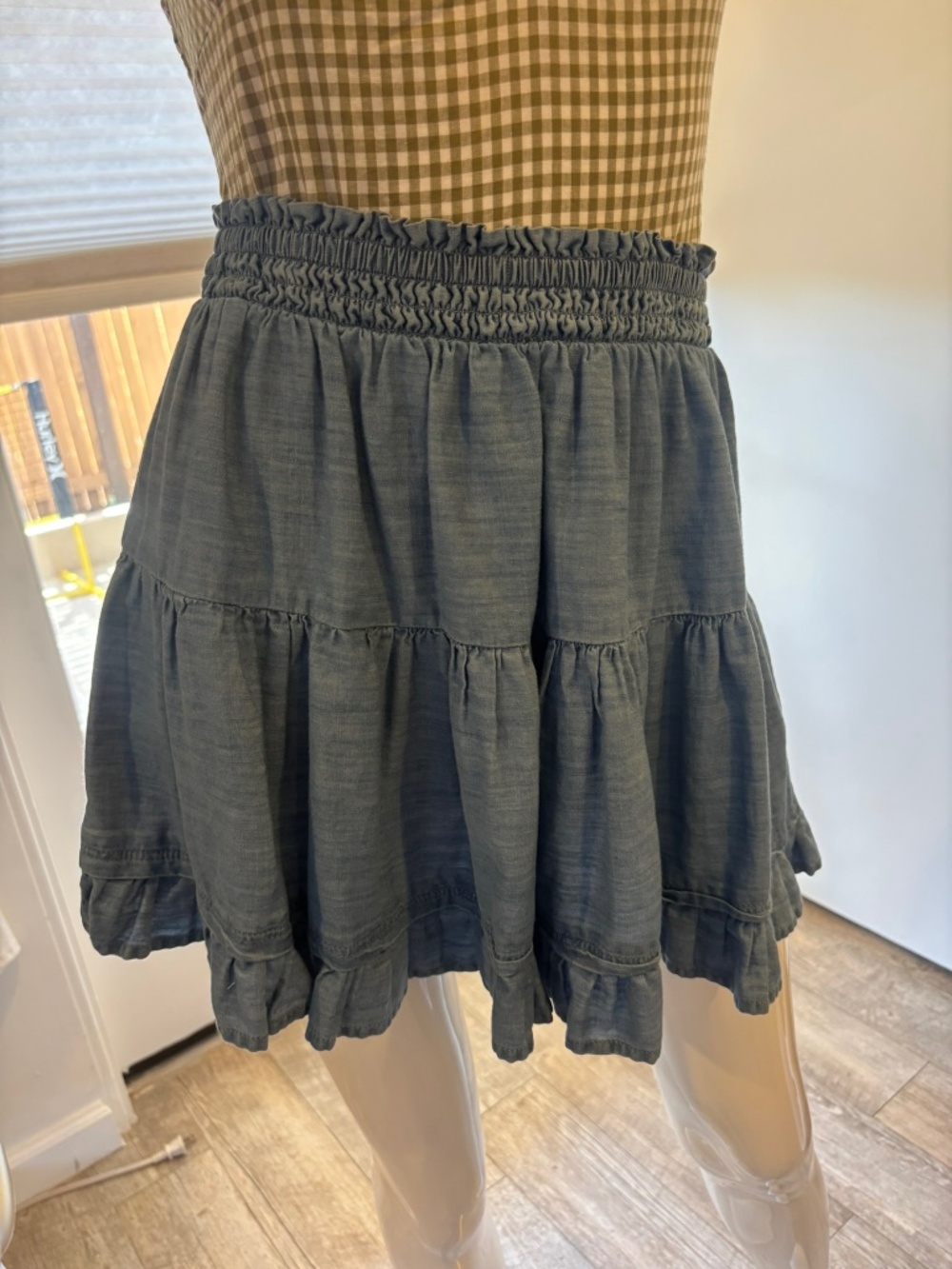 True Craft Denim Mini Skirt